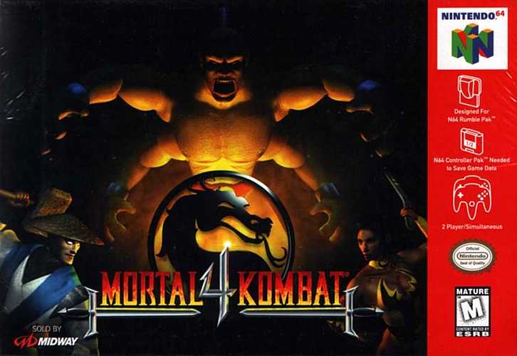 Mortal Kombat 4: 1997's Ultimate 3D Fighting Arcade Game by Midway