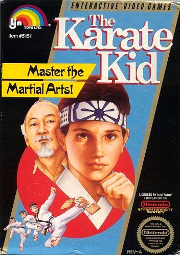 "The Karate Kid: Classic Retro Game from 1987 by LJN and Atlus